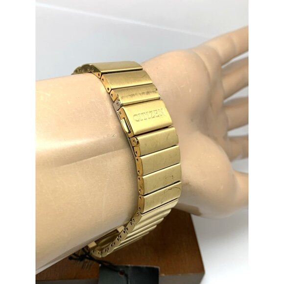 Citizen Men's Watch BM7582-56E Eco Drive Black Dial Gold Stainless Steel 40mm - Picture 11 of 15